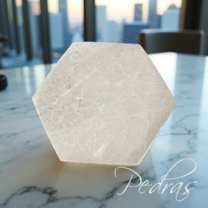 Placa hexagonal de Selenita