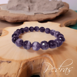 Pulseira Ametista Chevron 10mm facetado