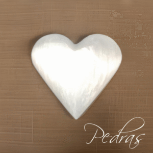 Coração de Selenita 8cm