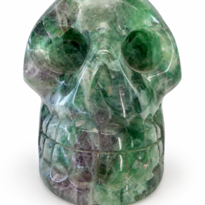 Crâne en fluorite naturelle