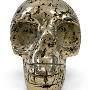 Crâne en pyrite naturelle